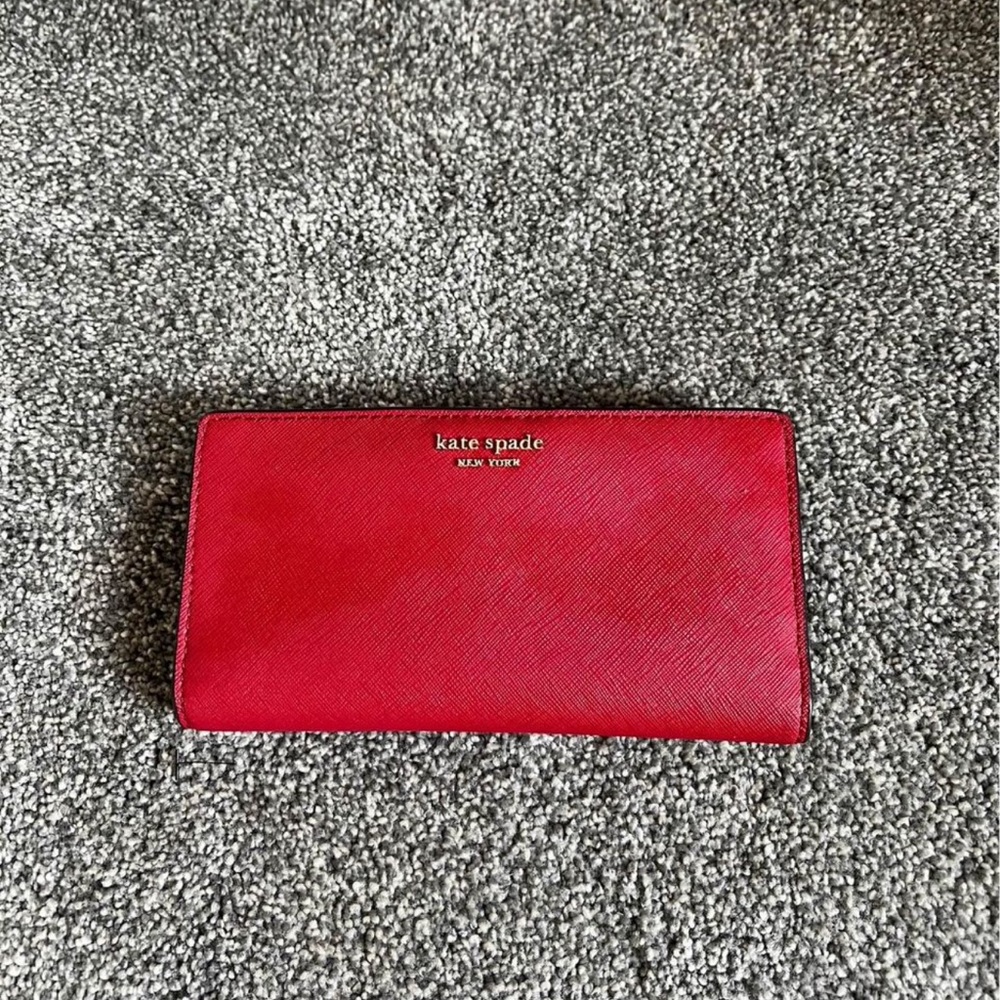 Red Kate Spade Wallet